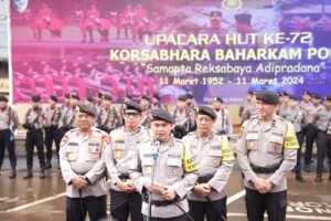 Kabaharkam Polri Sampaikan 7 Pesan pada Peringatan HUT ke – 72 Korsabhara Baharkam Polri