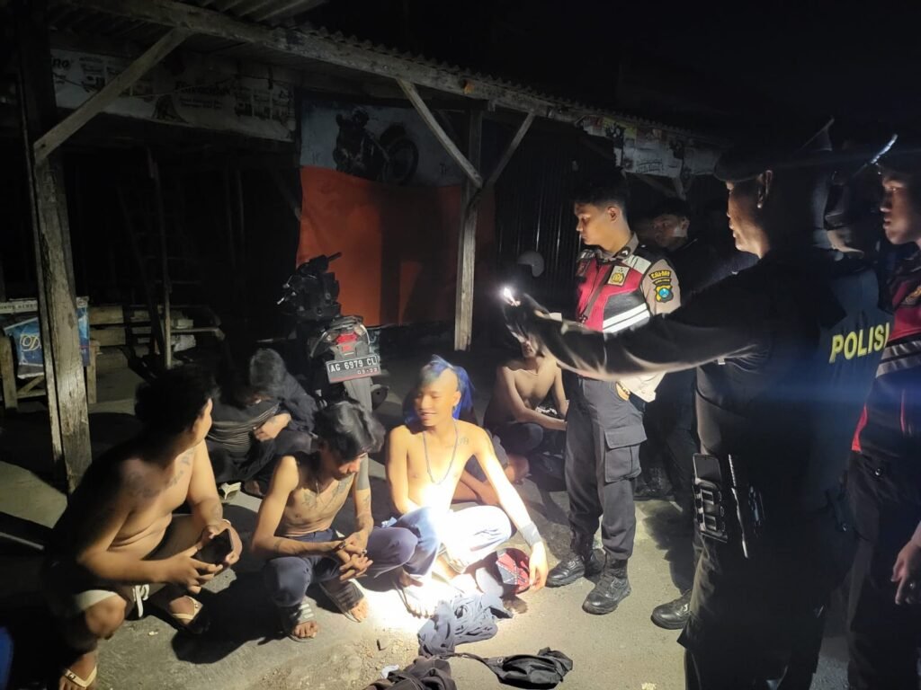 Antisipasi Klitih Selama Ramdhan Sat Samapta Polres Kediri Kota Terus Gencarkan Blue Light Patrol Jelang Fajar