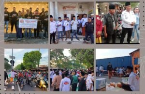 Berkah Bulan Ramadhan, Ormas Madas Dpac Kenjeran Berbagi Takjil Dijalan Suramadu