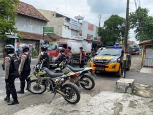 Antisipasi Arus Balik Mudik Kedua Polres Kediri Tingkatkan Patroli Rutin Obyek Vital