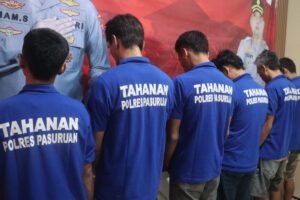 Polres Pasuruan Berhasil Menangkap 6 Pelaku Jaringan Pengedar Narkoba, Satu Orang Residivis
