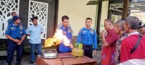 Polres Kediri Bersama Damkar Gelar Sosialisasi Pencegahan Kebakaran