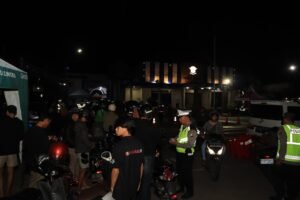 Polres Kediri Kota Amankan Tujuh Motor Tidak Sesuai Spektek Diduga Untuk Balap Liar