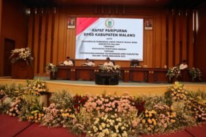 RAPAT PARIPURNA, DPRD KAB. MALANG, FRAKSI-FRAKSI MENYAMPAIKAN PANDANGAN TENTANG PERTANGGUNGJAWABAN APBD TAHUN 2023