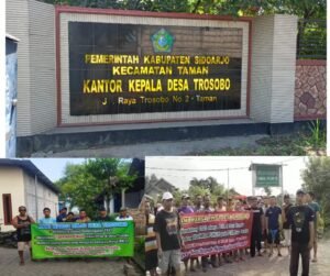 Kompak dan Boikot Warga Menolak Aksi Demo “PALSU” Dikejari Mencatut Nama Desa Trosobo,Warga Mendukung Kinerja Kepala Desa Heri Achmadi Definitif