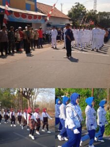 Gerak Jalan Dari Tingkat SLTA/SMA – MA dan Umum,Untuk Meriahkan Hari Kemerdekaan HUT RI Ke-79 Se-Kecamatan Labang Bangkalan