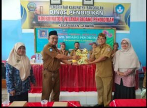 Acara Sertijab ( Serah Terima Jabatan Korwil Pendidikan) di Kecamatan Labang