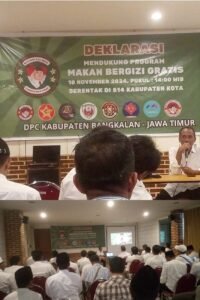 Deklarasi makan bergizi gratis serentak sekabupaten kota