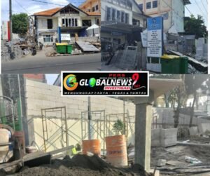Diduga Proyek Siluman Rehab gedung UPTD Puskesmas Sido Topo Wetan , kota surabaya
