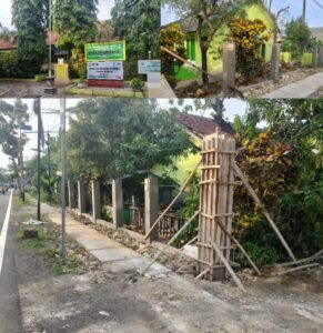 Parah..!!.Diduga Proyek Siluman Pagar SDN Poter 1 Jadi Ajang Korupsi Rekanan