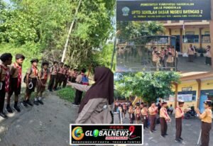 Siswa Dan Siswi SDN BA’ENGAS 2 Labang Bangkalan, Melakukan Kegiatan Pramuka.