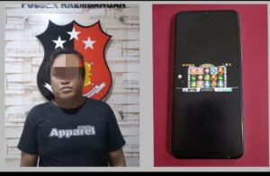Polsek Krembangan Amankan Pelaku Judi Online di Kedai Kopi de Genk.