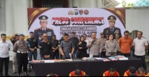 Dua Bulan Polrestabes Surabaya Berhasil Ungkap 54 Kasus Curanmor, 41 Pelaku dan 6 Penadah Diamankan