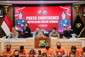 Tiga Pekan Polres Jember Berhasil Ungkap Narkoba 27 Tersangka Diamankan