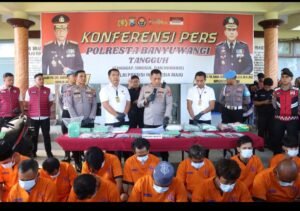 Polresta Banyuwangi Berhasil Ungkap Kasus Narkoba Sita 2 Kilogram Sabu