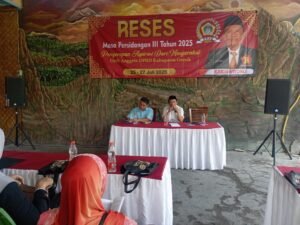 Sapa Masyarakat Sumput Dan Guwo, RESES Masa Persidangan III Tahun 2025 Di Gelar Anggota DPRD Kamjawiyono Dari Fraksi GERINDRA.