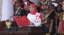 UPACARA HUT KE-81 KEMERDEKAAN REPUBLIK INDONESIA DI GEDUNG GRAHADI SURABAYA JAWA TIMUR